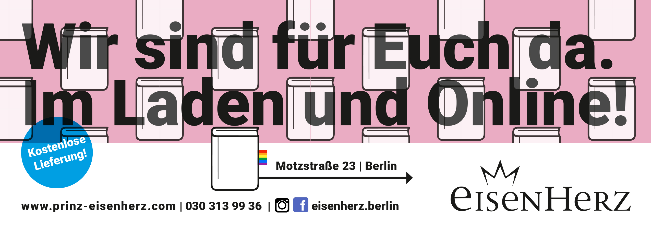 Werbeanzeige Buchladen Eisenherz