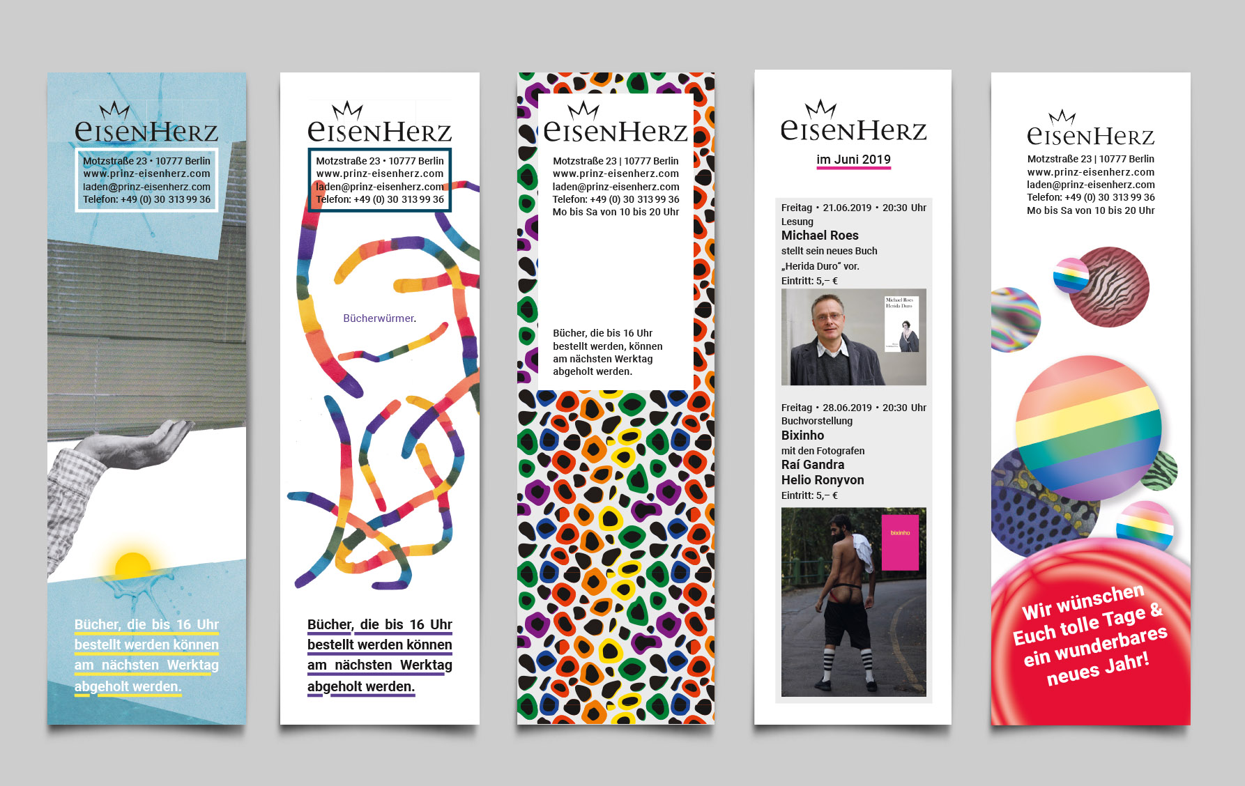 Monatsprogramm für Buchladen Eisenherz